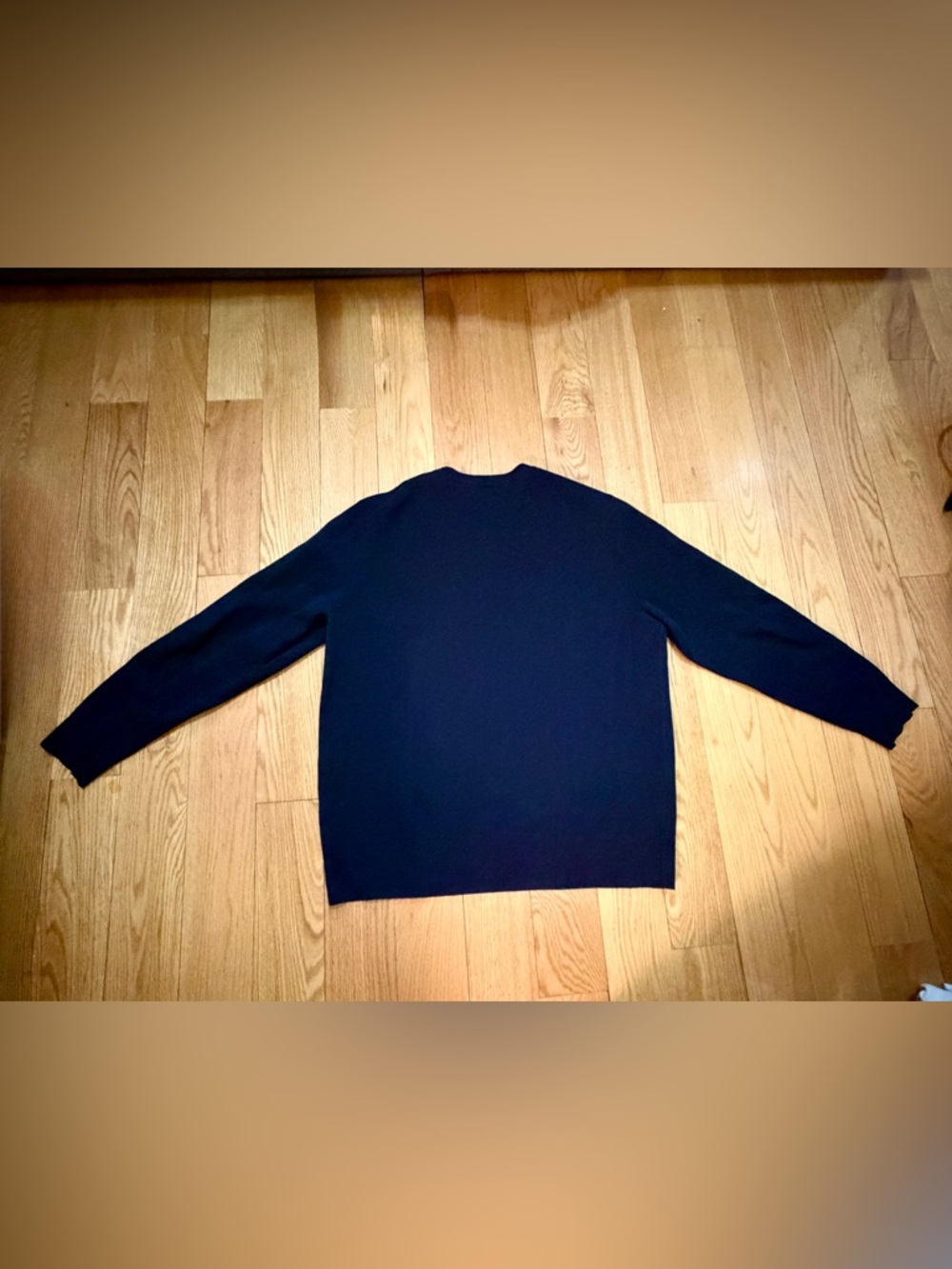 Uniqlo Men's Navy Crew Neck Sweater - Deep Navy
